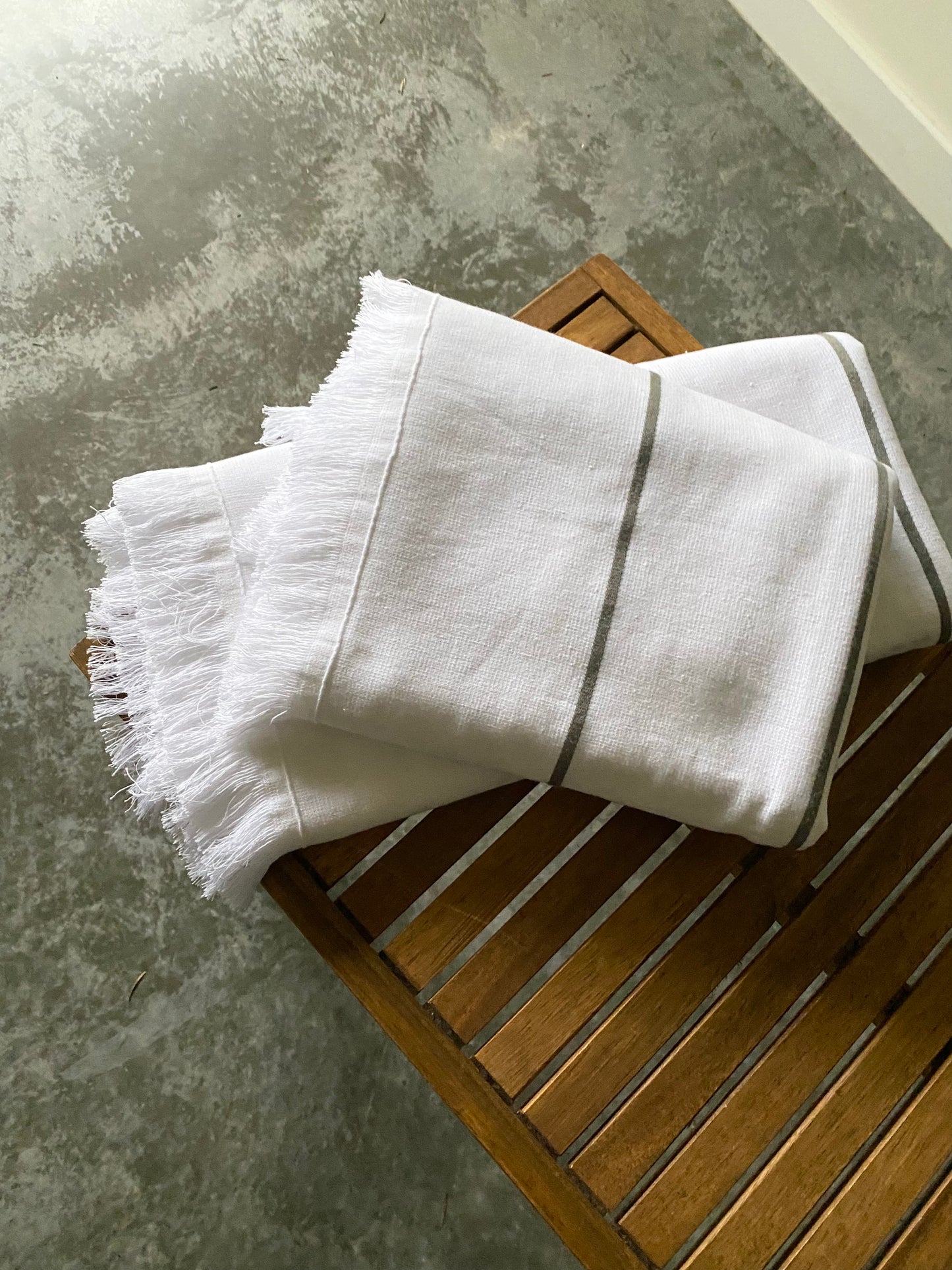 Half-Terry Bath Towels (Set of 2)